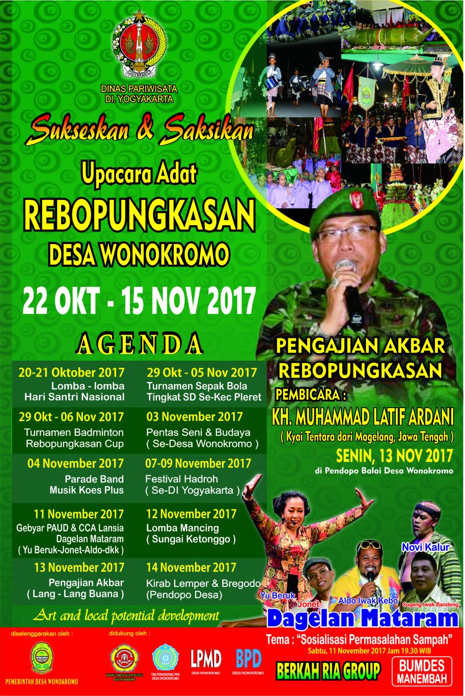 Upacara Adat Rebo Pungkasan Desa Wonokromo
